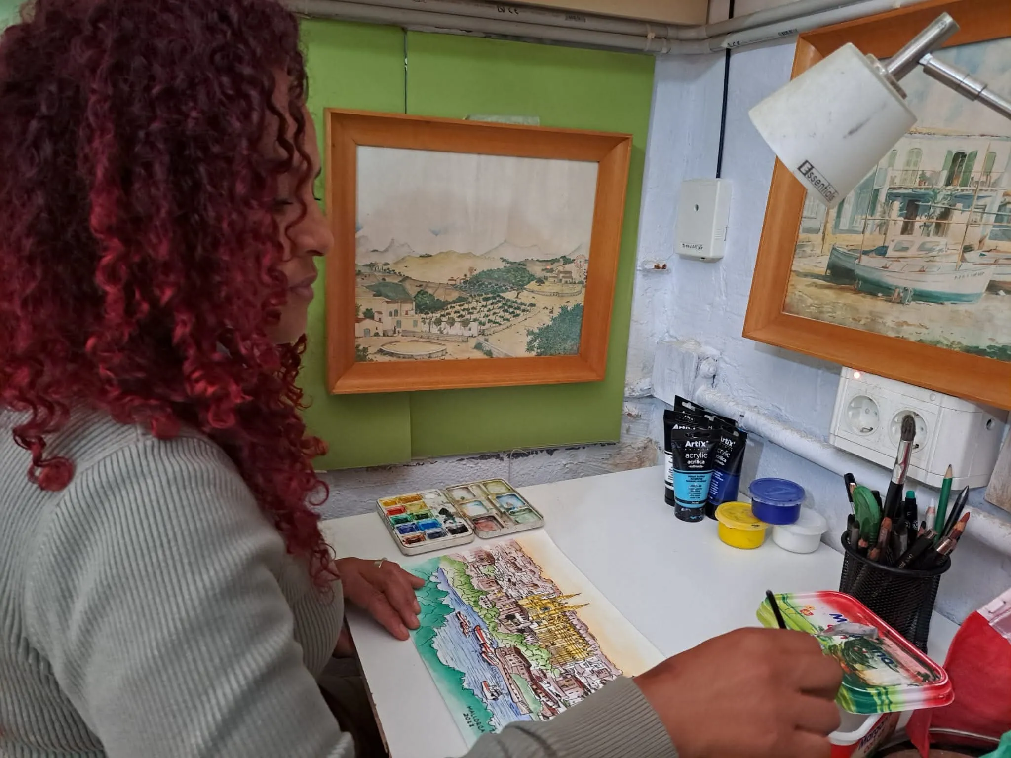 Maribel Correa, restauradora de arte